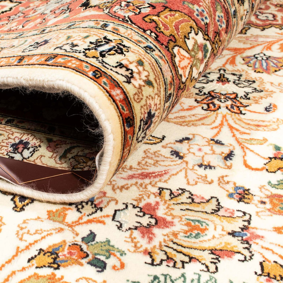 Alfombra Persa - Tabriz - Real - 280 x 204 cm - beige