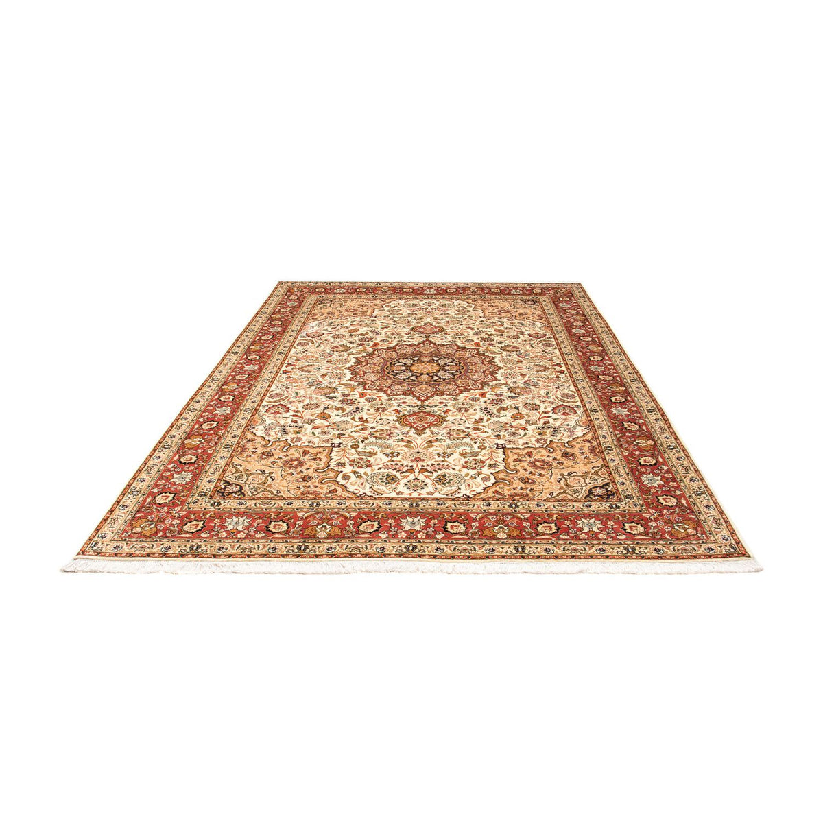 Alfombra Persa - Tabriz - Real - 280 x 204 cm - beige