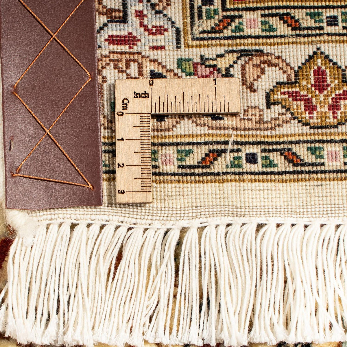 Alfombra Persa - Tabriz - Real - 251 x 204 cm - beige