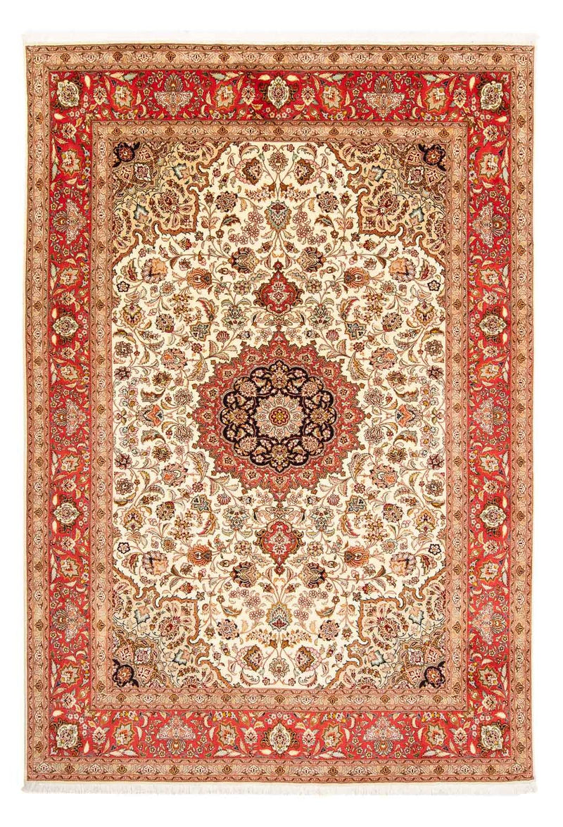 Alfombra Persa - Tabriz - Real - 296 x 204 cm - rojo