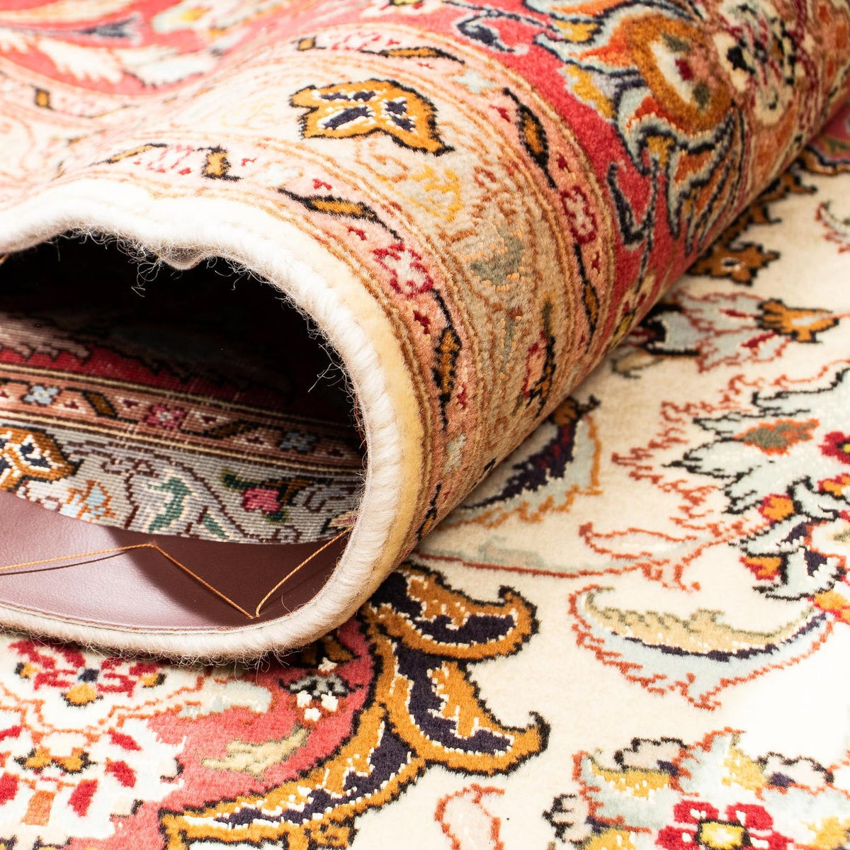 Alfombra Persa - Tabriz - Real - 296 x 204 cm - rojo