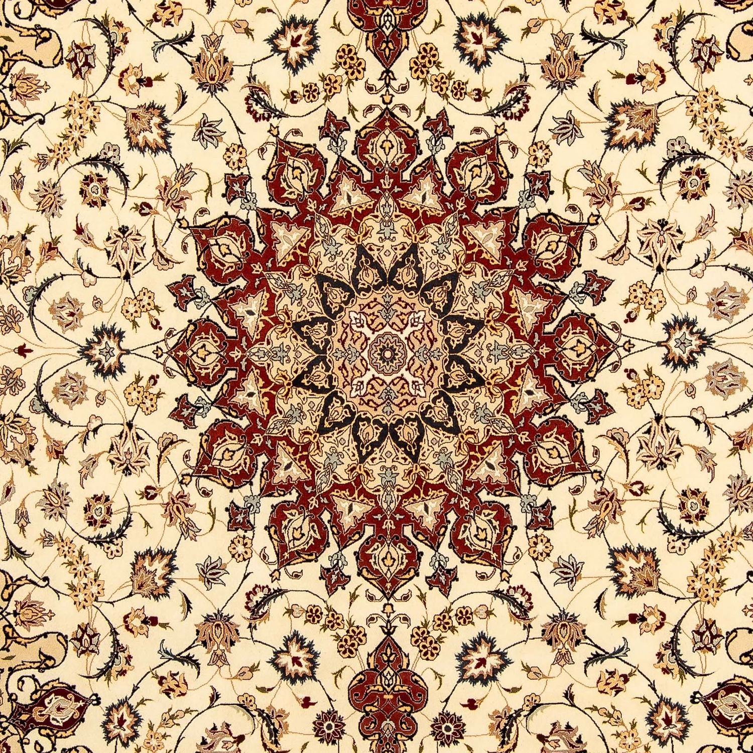 Alfombra Persa - Tabriz - Real - 372 x 251 cm - beige