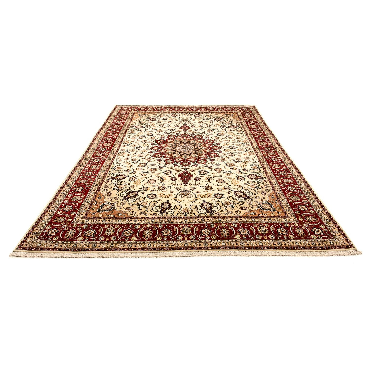 Alfombra Persa - Tabriz - Real - 372 x 251 cm - beige