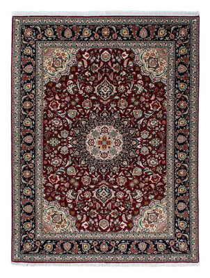 Alfombra Persa - Tabriz - Real - 196 x 155 cm - rojo oscuro