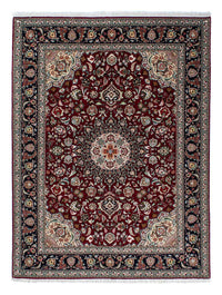 Alfombra Persa - Tabriz - Real - 196 x 155 cm - rojo oscuro