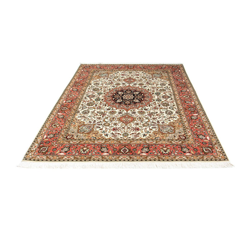 Alfombra Persa - Tabriz - Real - 204 x 154 cm - beige