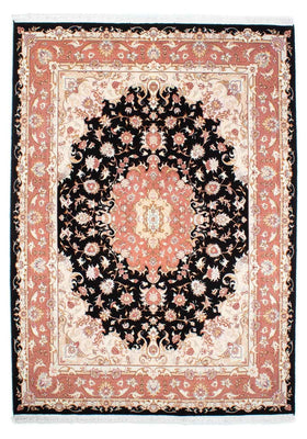 Alfombra Persa - Tabriz - Real - 233 x 173 cm - azul oscuro