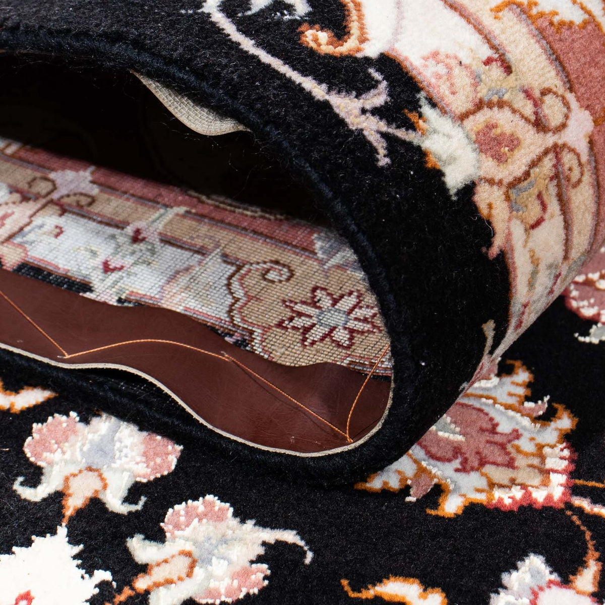 Alfombra Persa - Tabriz - Real - 233 x 173 cm - azul oscuro