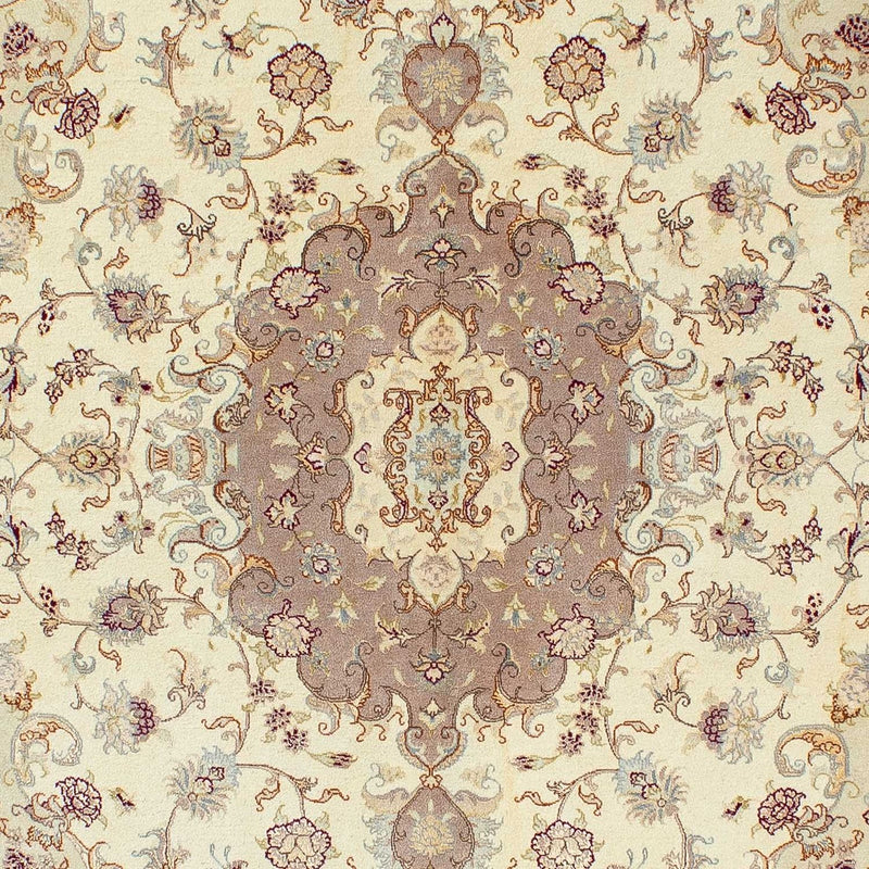 Alfombra Persa - Tabriz - Real - 195 x 153 cm - beige