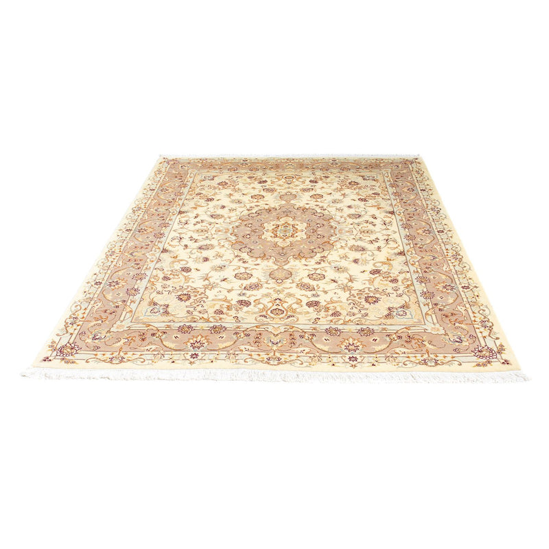 Alfombra Persa - Tabriz - Real - 195 x 153 cm - beige