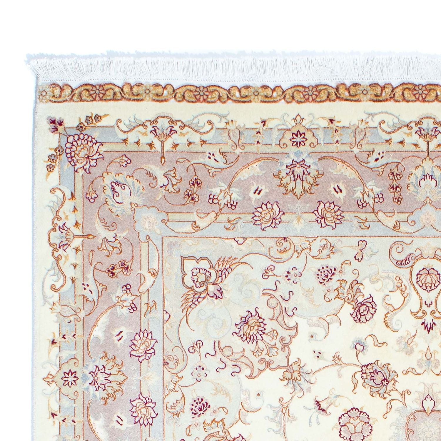 Alfombra Persa - Tabriz - Real - 245 x 170 cm - beige