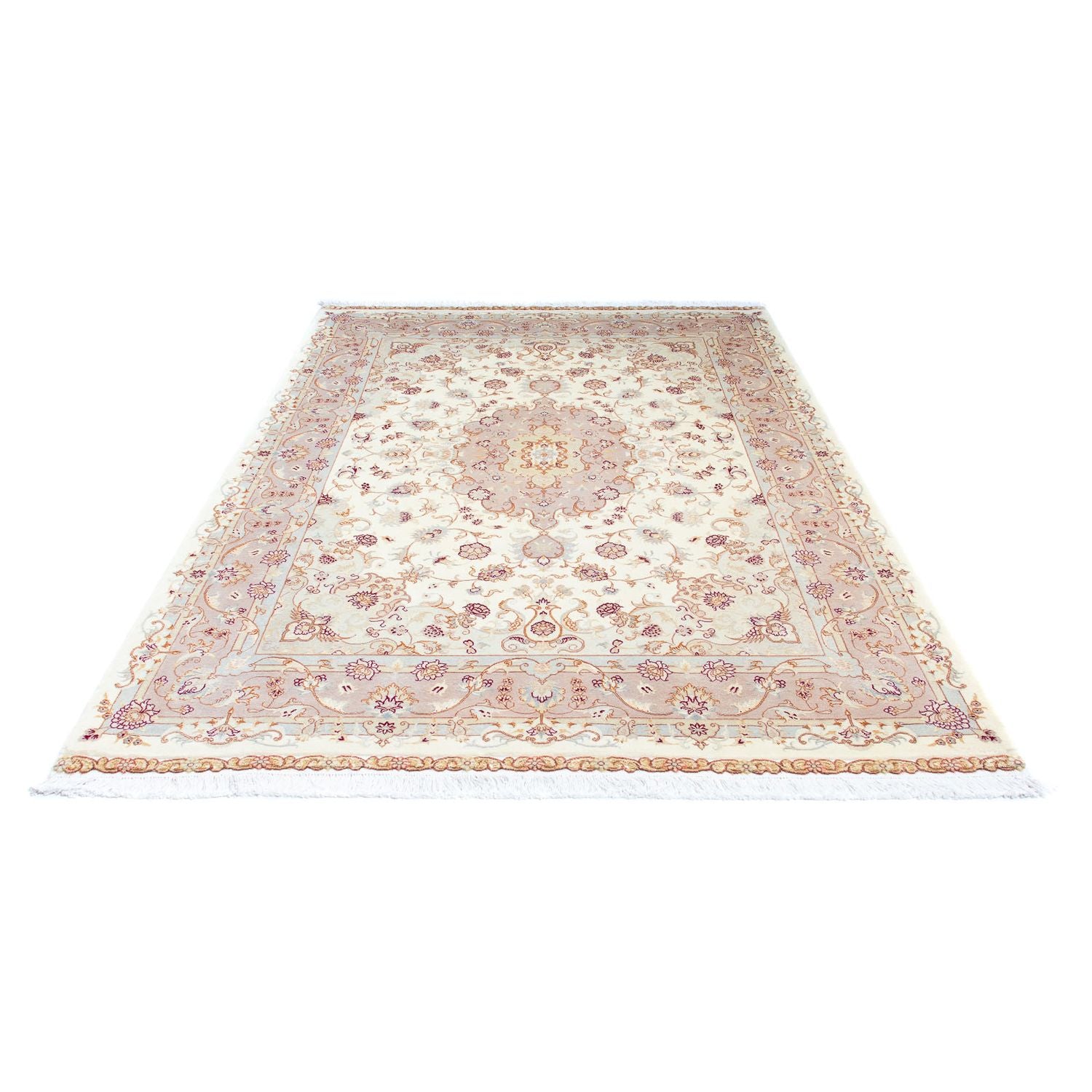 Alfombra Persa - Tabriz - Real - 245 x 170 cm - beige