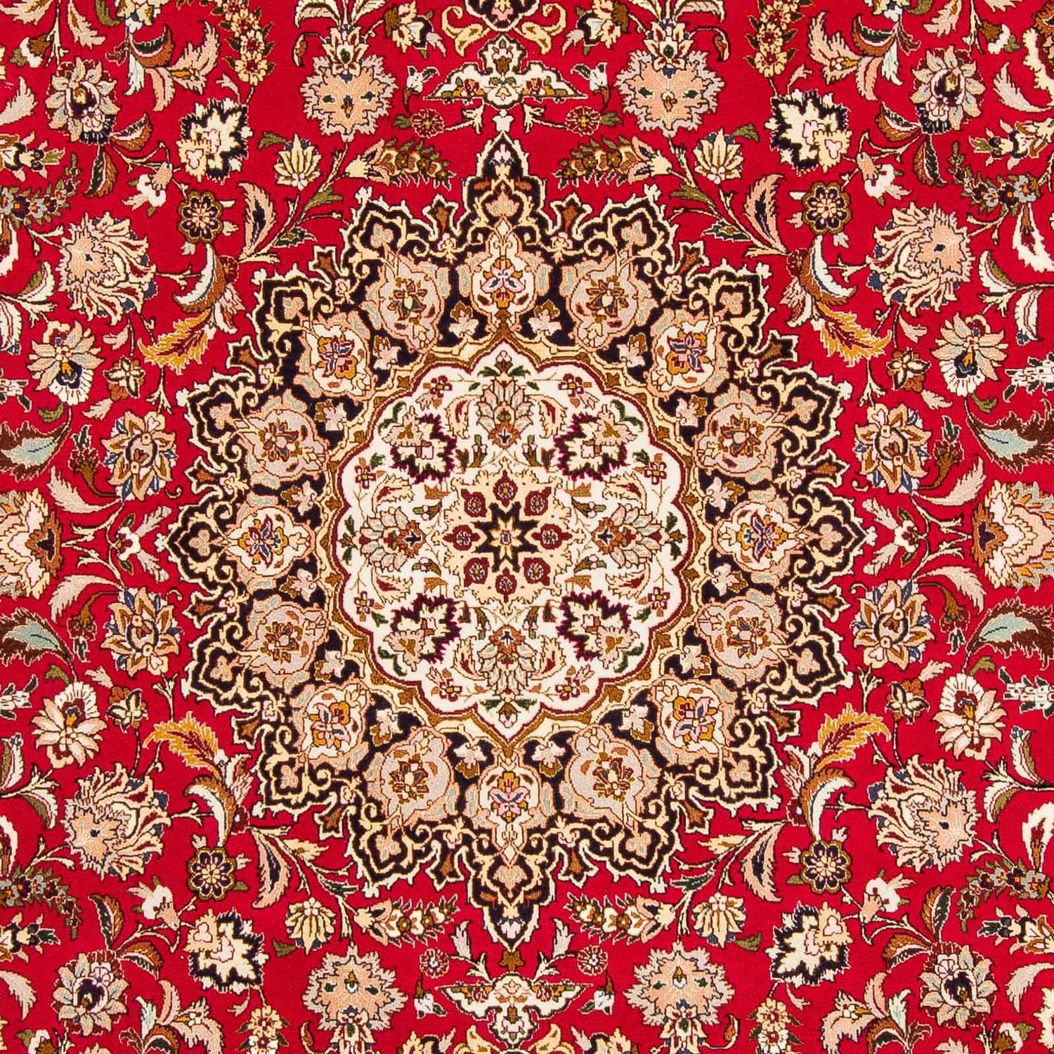 Alfombra Persa - Tabriz - Real - 303 x 205 cm - rojo