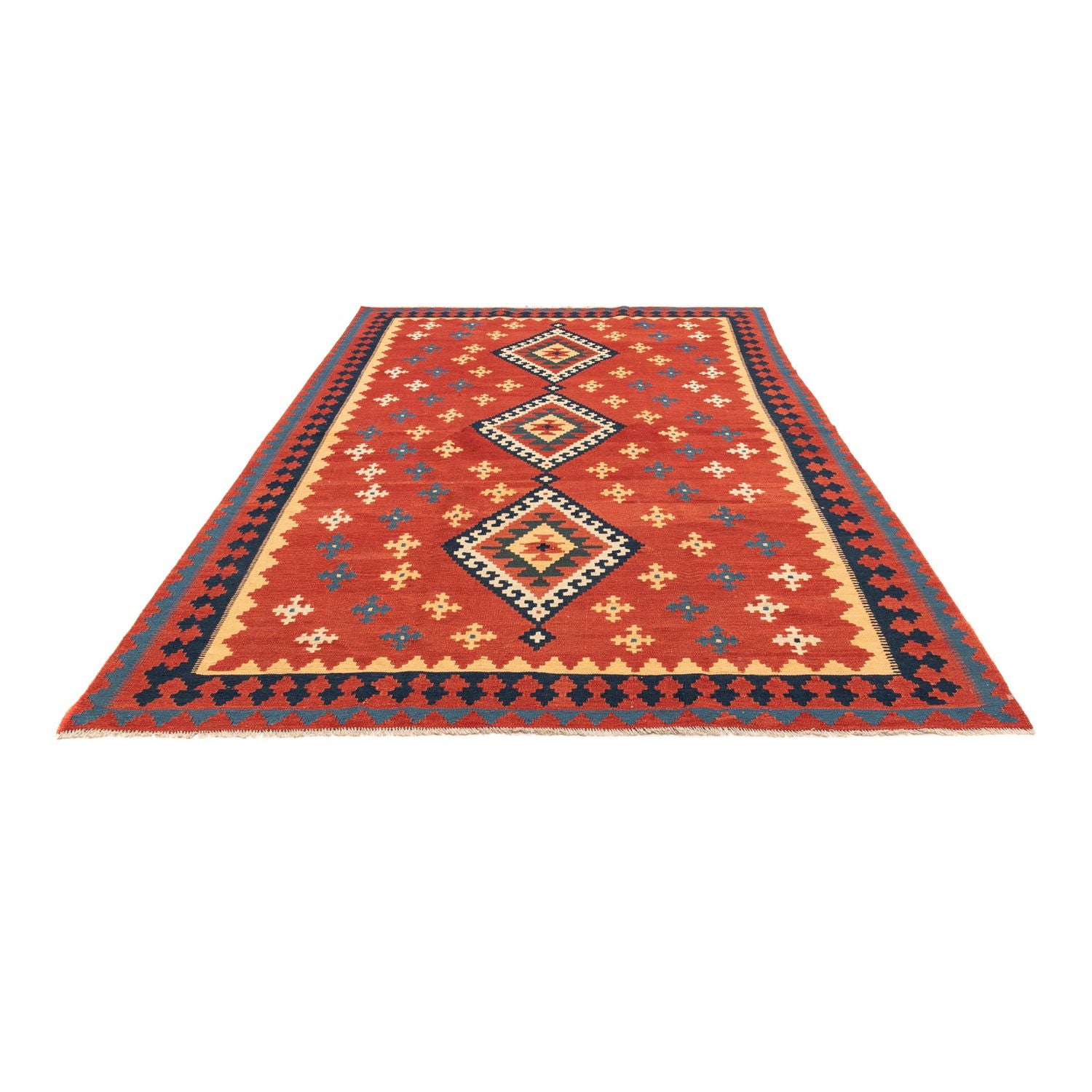 Alfombra Kelim - Oriental - 300 x 210 cm - óxido