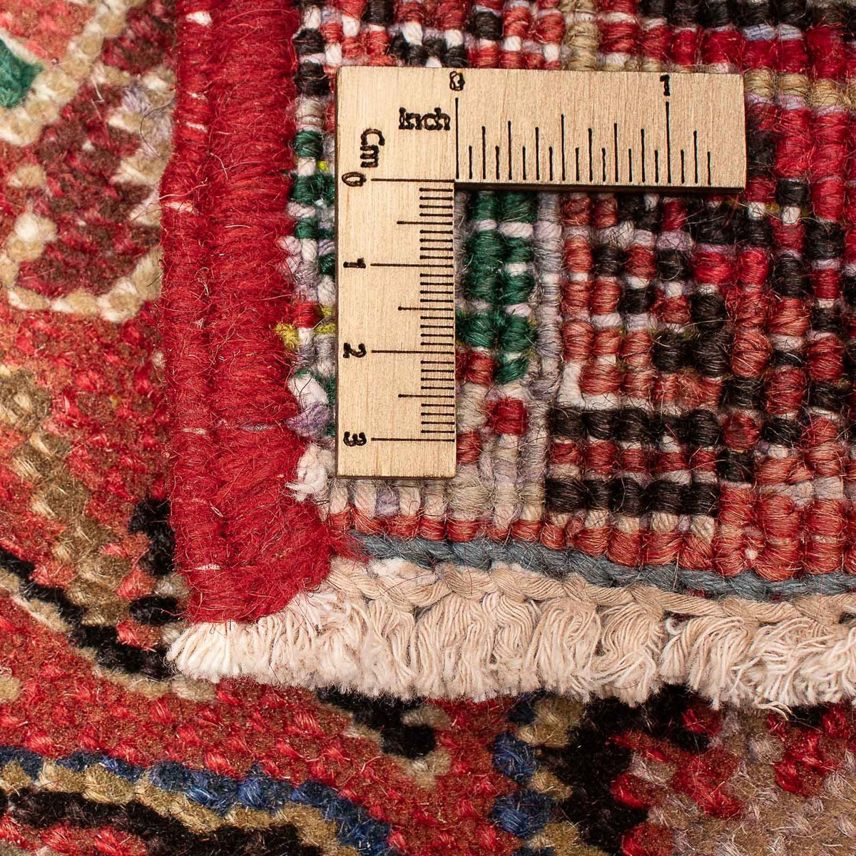 Alfombra persa - Nómada - 346 x 257 cm - rojo claro