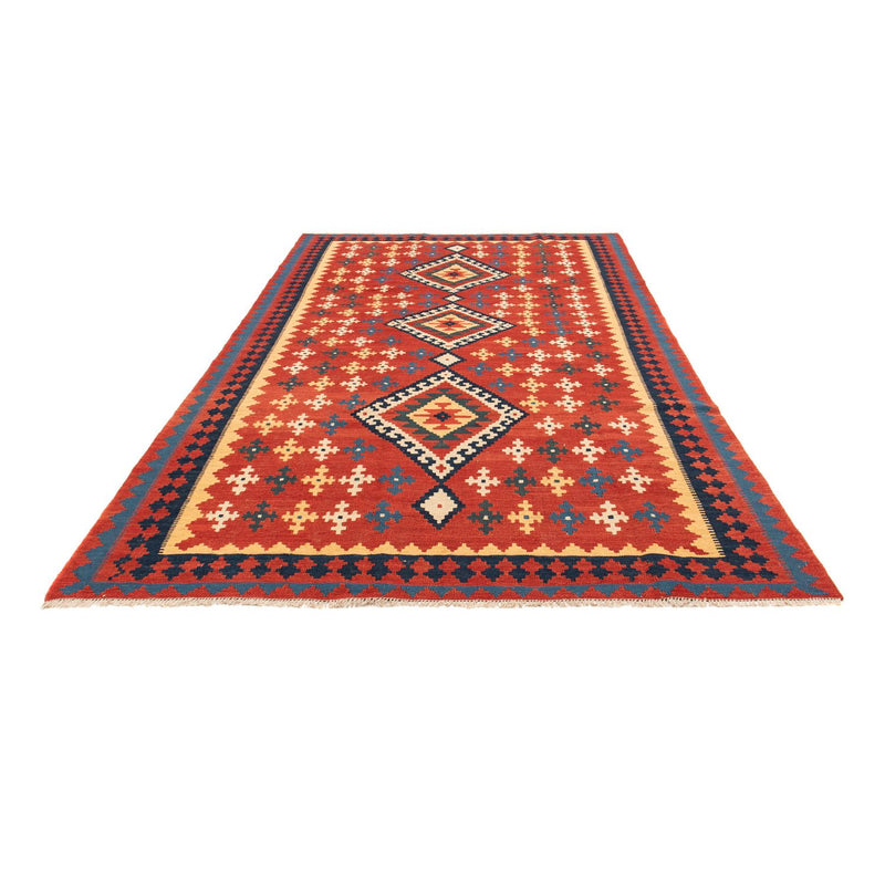 Alfombra Kelim - Oriental - 307 x 199 cm - rojo