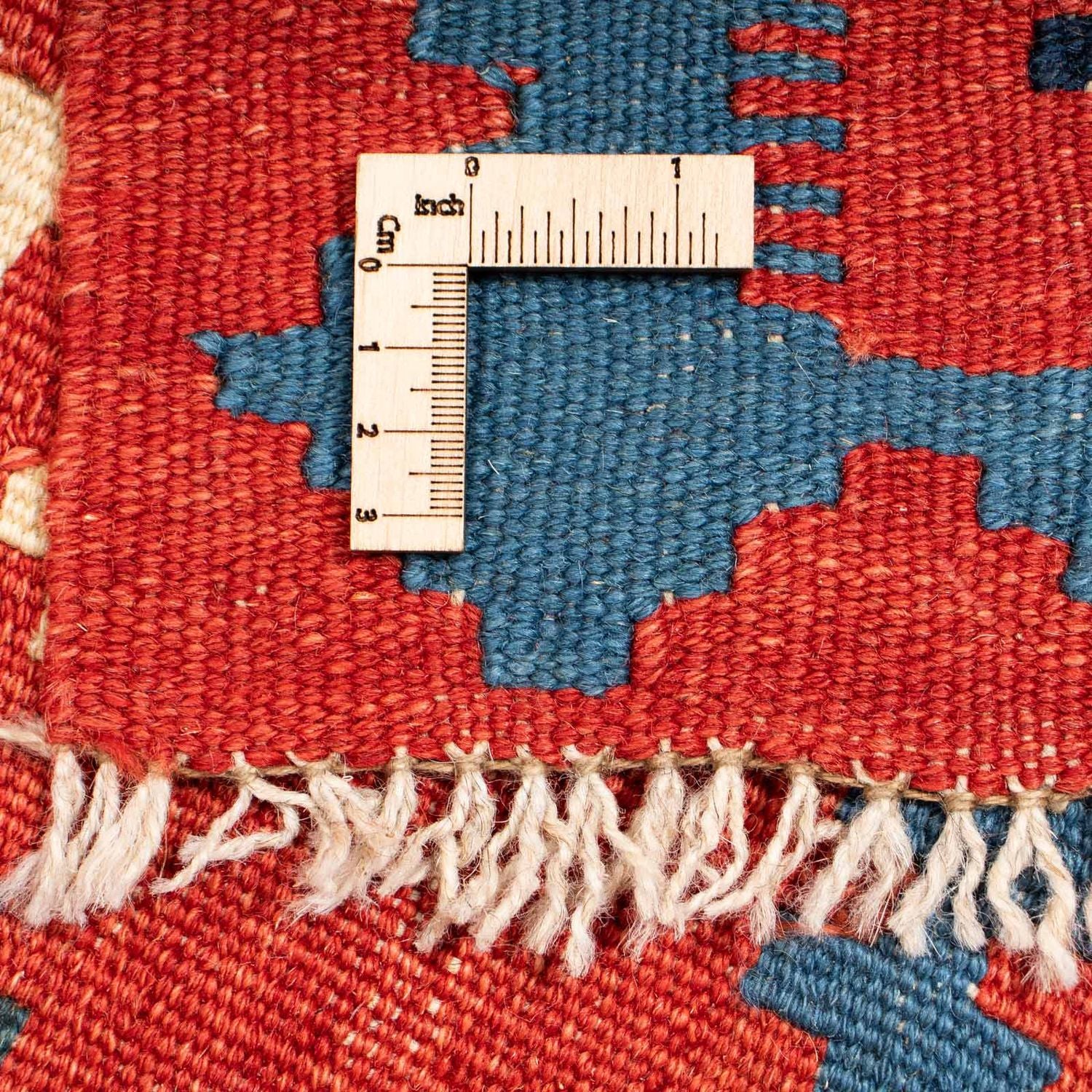 Alfombra Kelim - Oriental - 307 x 199 cm - rojo