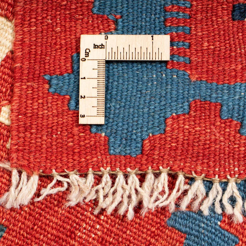 Alfombra Kelim - Oriental - 307 x 199 cm - rojo