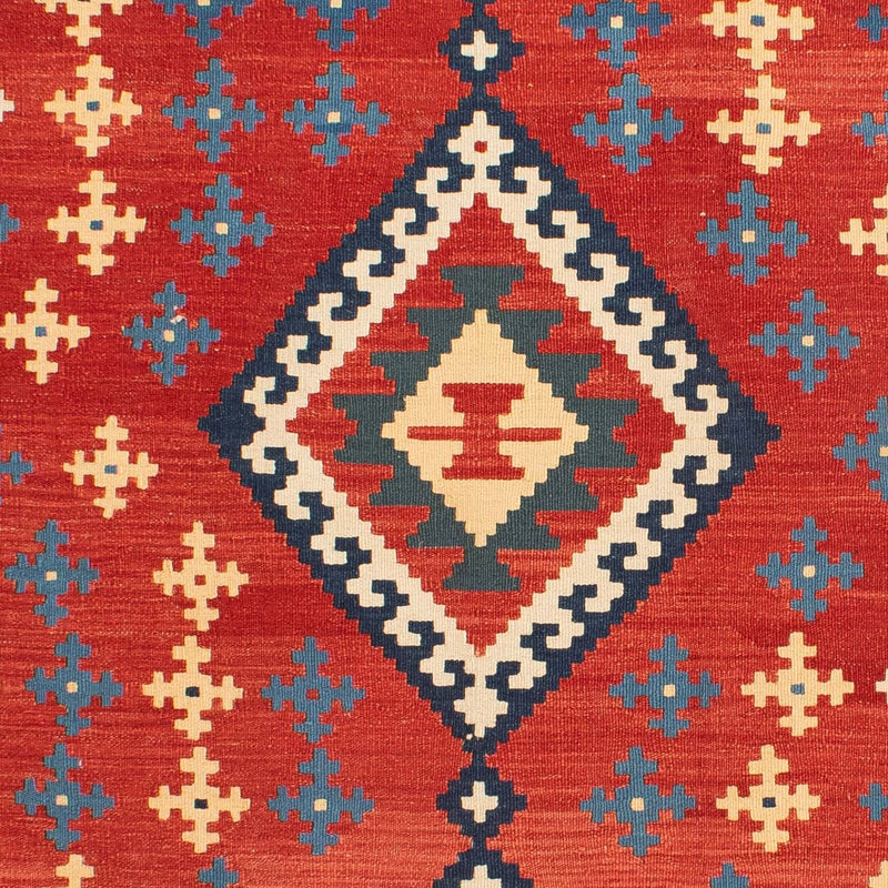 Alfombra Kelim - Oriental - 314 x 204 cm - rojo