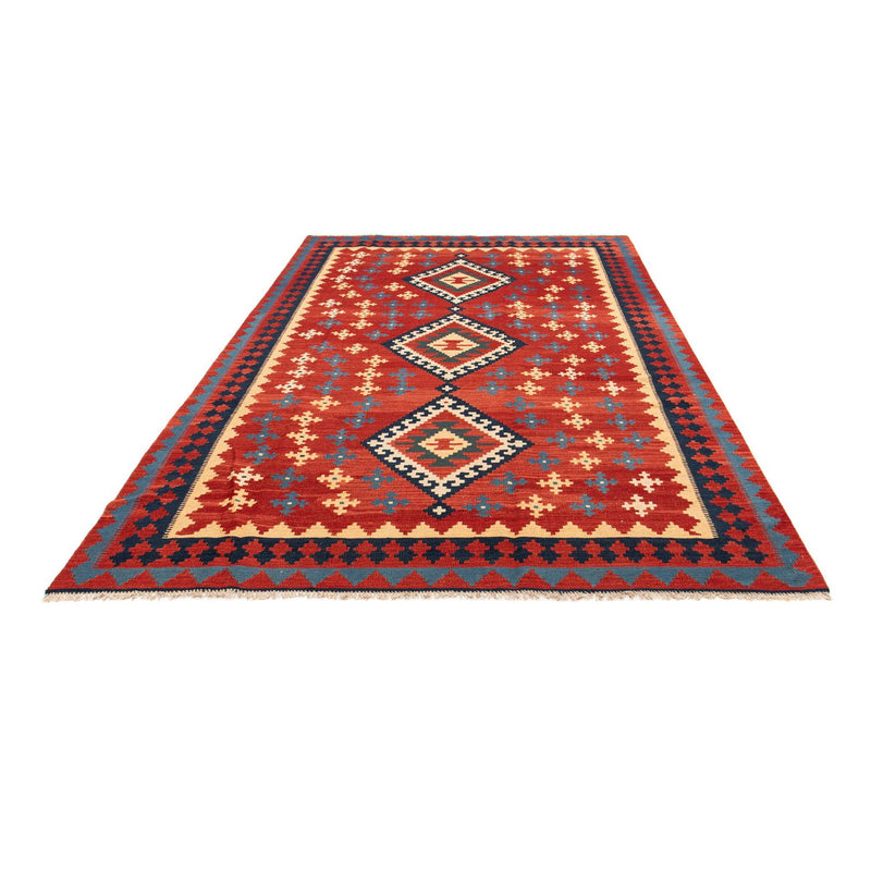 Alfombra Kelim - Oriental - 314 x 204 cm - rojo