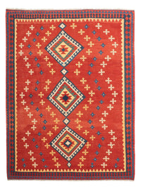 Alfombra Kelim - Oriental - 271 x 215 cm - rojo