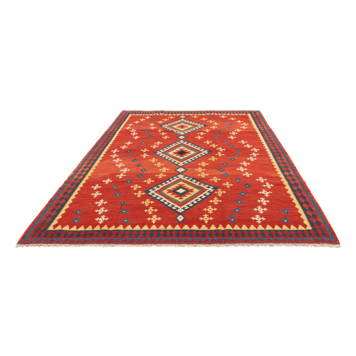 Alfombra Kelim - Oriental - 271 x 215 cm - rojo