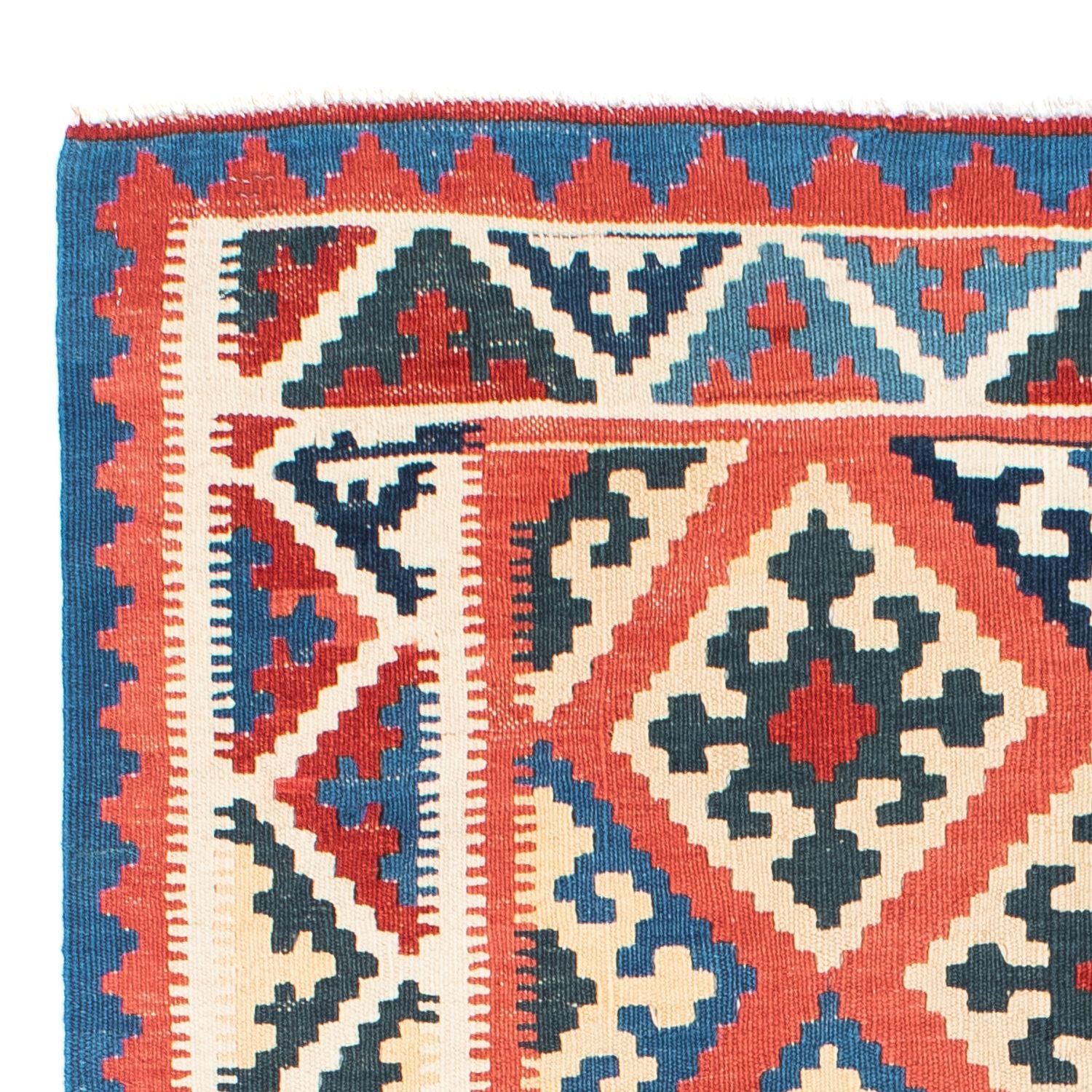 Alfombra Kelim - Oriental - 171 x 123 cm - rojo claro