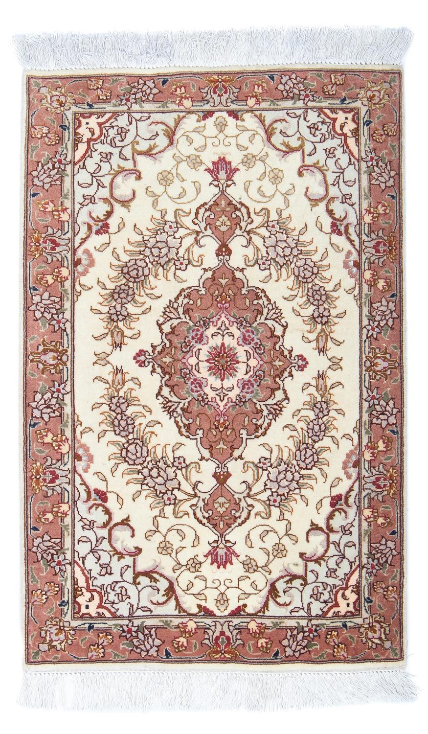 Alfombra Persa - Tabriz - Real - 93 x 61 cm - beige
