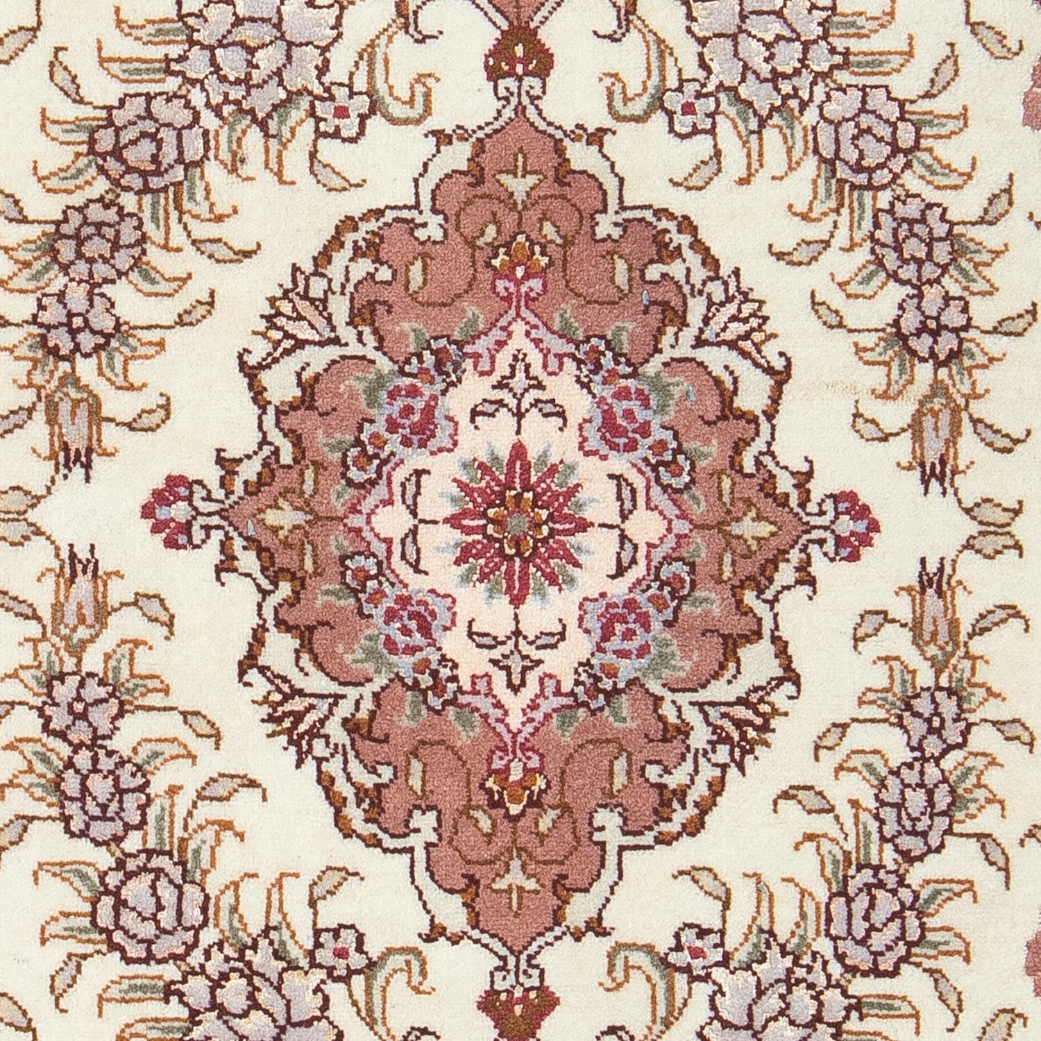 Alfombra Persa - Tabriz - Real - 93 x 61 cm - beige