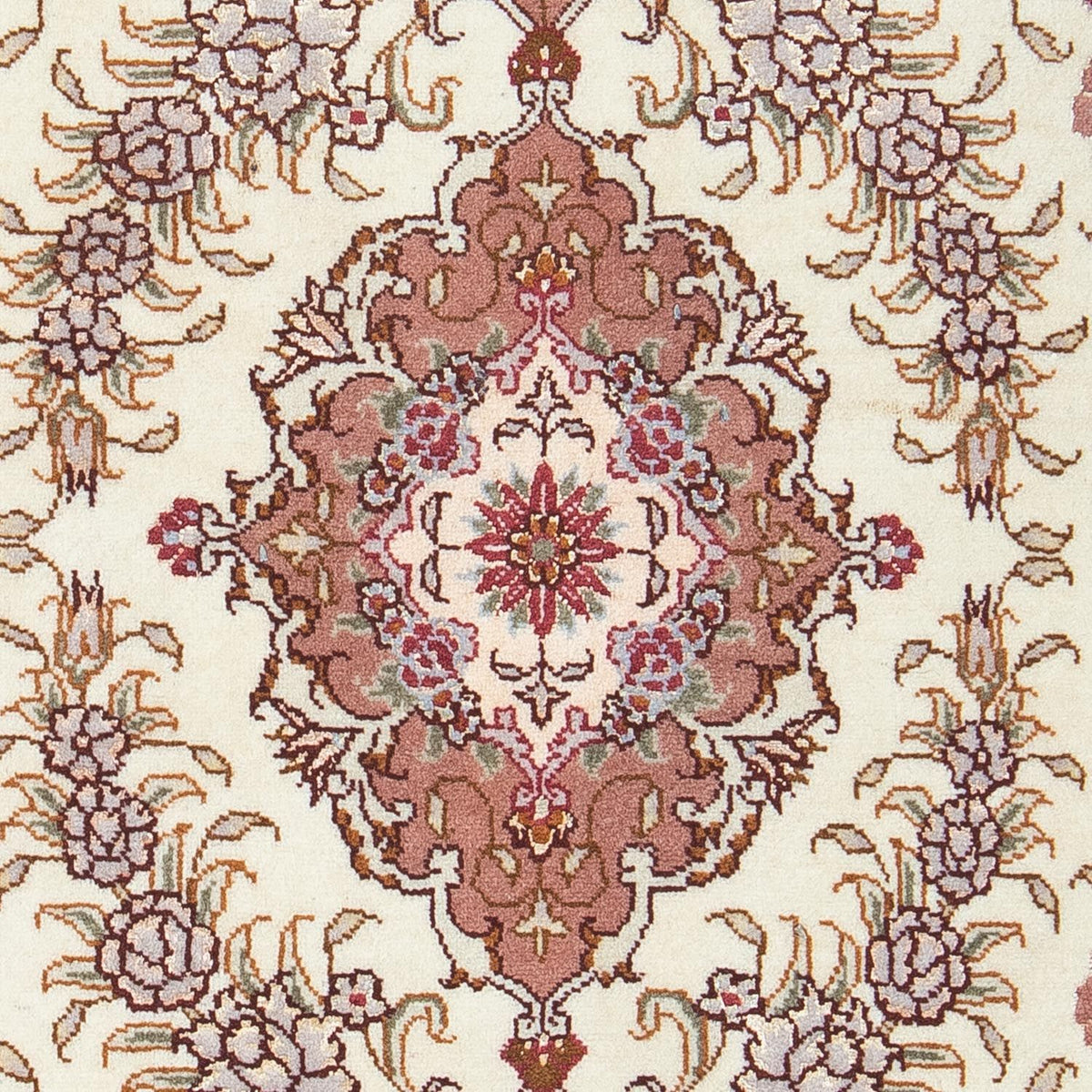 Alfombra Persa - Tabriz - Real - 93 x 61 cm - beige