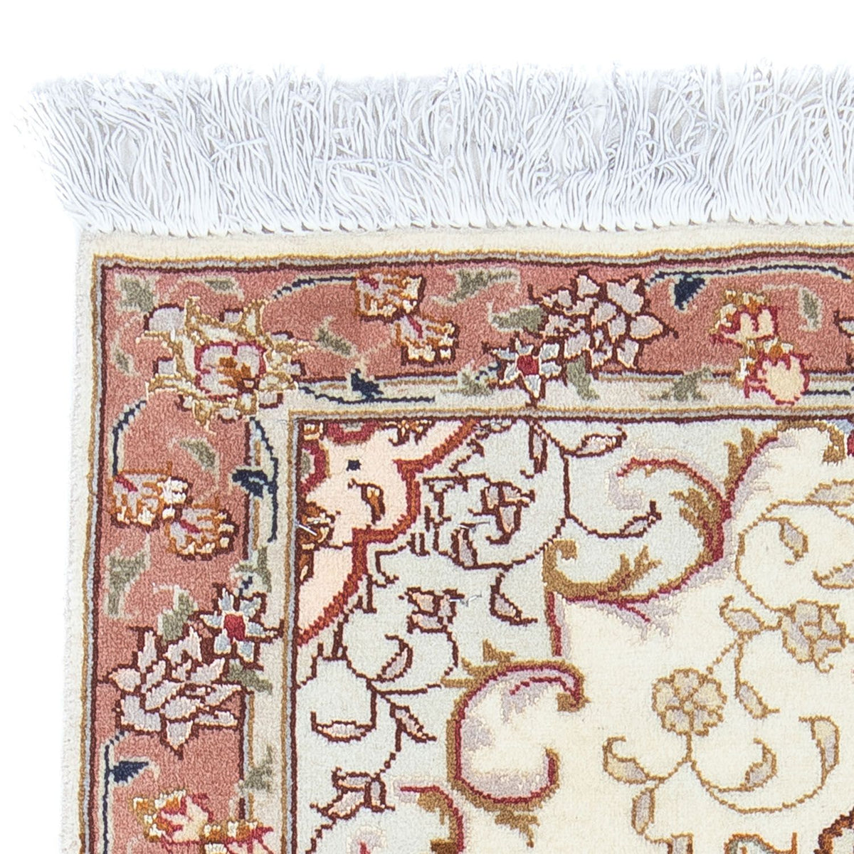 Alfombra Persa - Tabriz - Real - 93 x 61 cm - beige