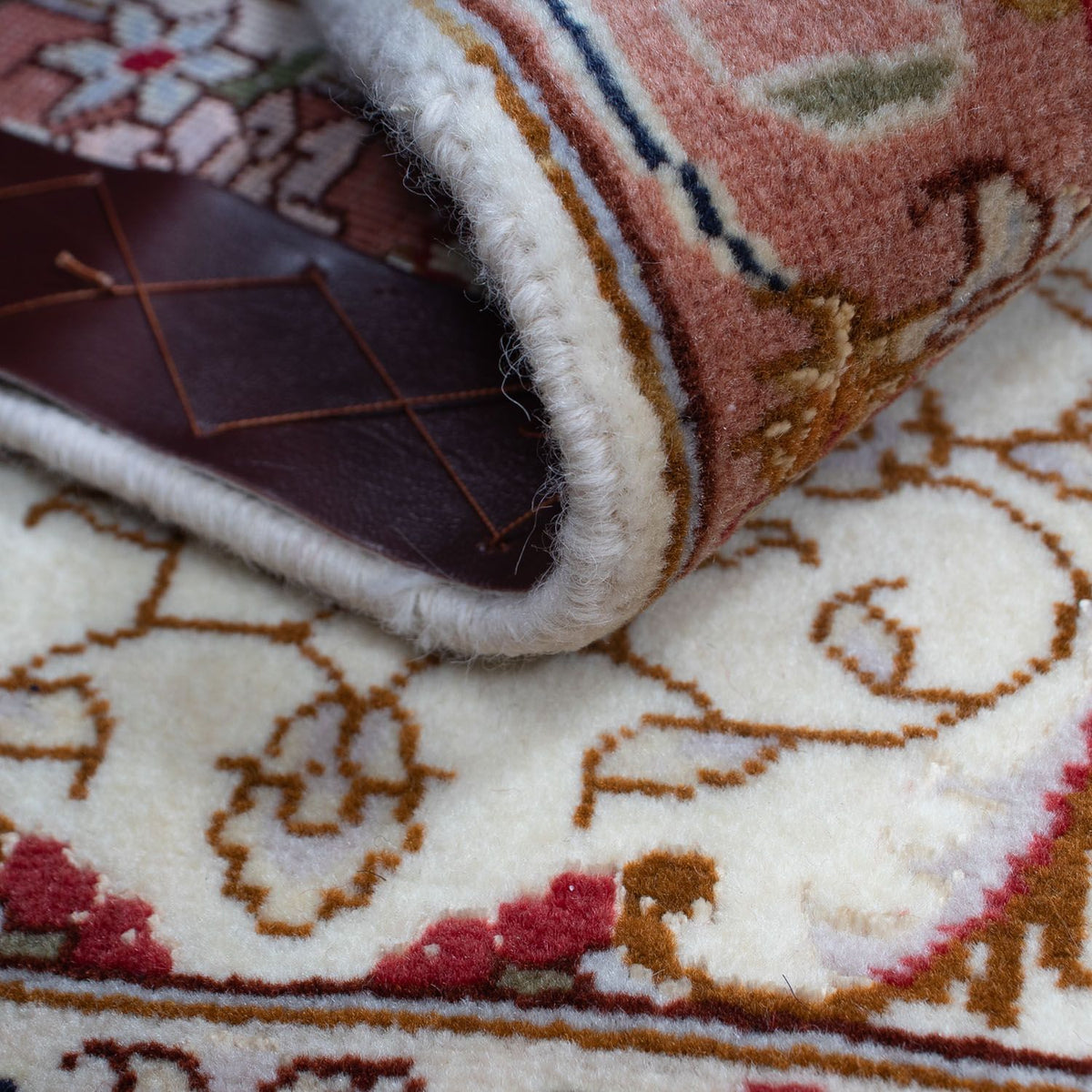 Alfombra Persa - Tabriz - Real - 93 x 61 cm - beige