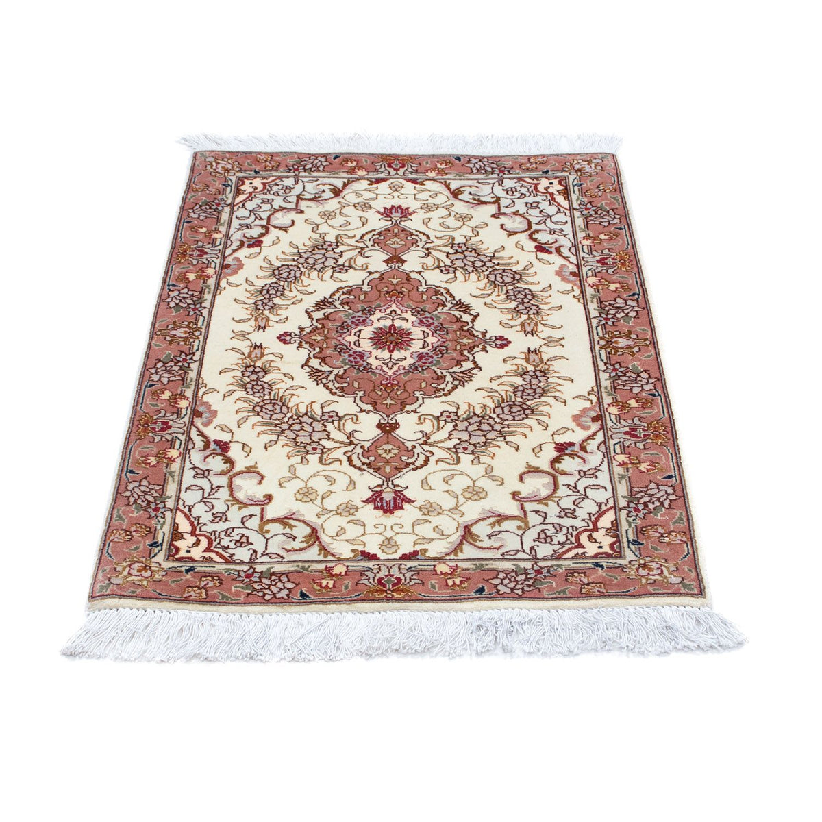 Alfombra Persa - Tabriz - Real - 93 x 61 cm - beige