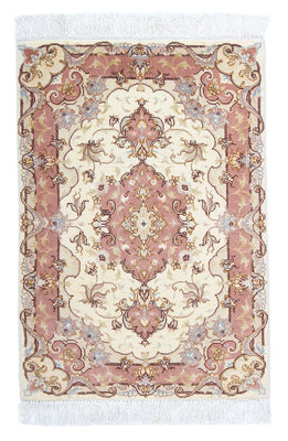 Alfombra Persa - Tabriz - Real - 89 x 60 cm - beige