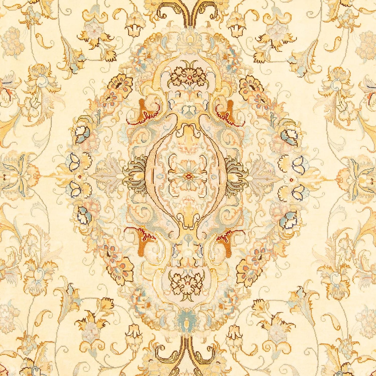 Alfombra Persa - Tabriz - Real - 307 x 198 cm - beige