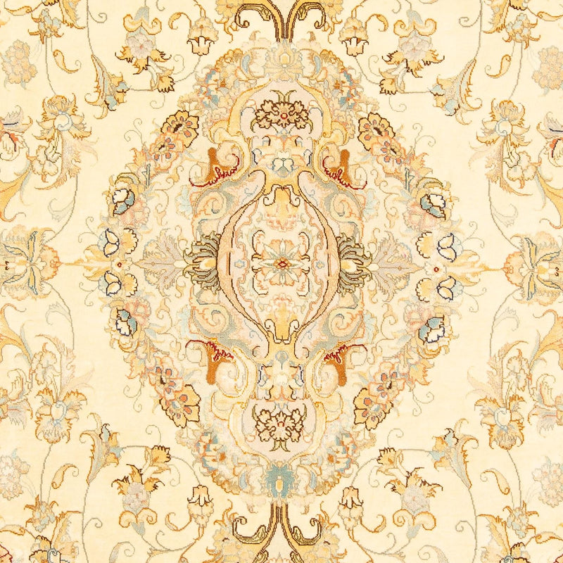 Alfombra Persa - Tabriz - Real - 307 x 198 cm - beige