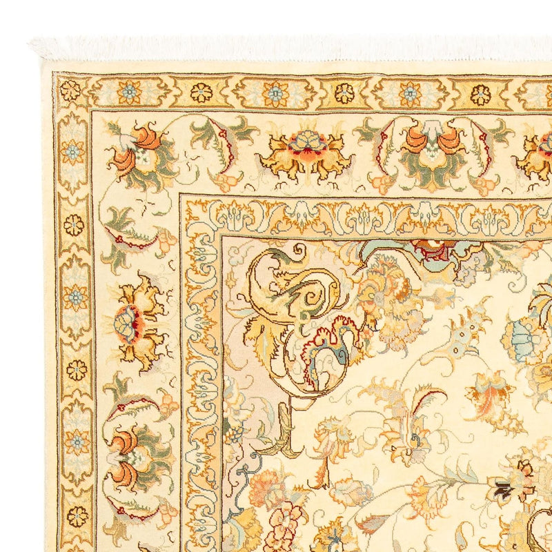 Alfombra Persa - Tabriz - Real - 307 x 198 cm - beige