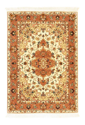 Alfombra Persa - Tabriz - Real - 144 x 100 cm - beige