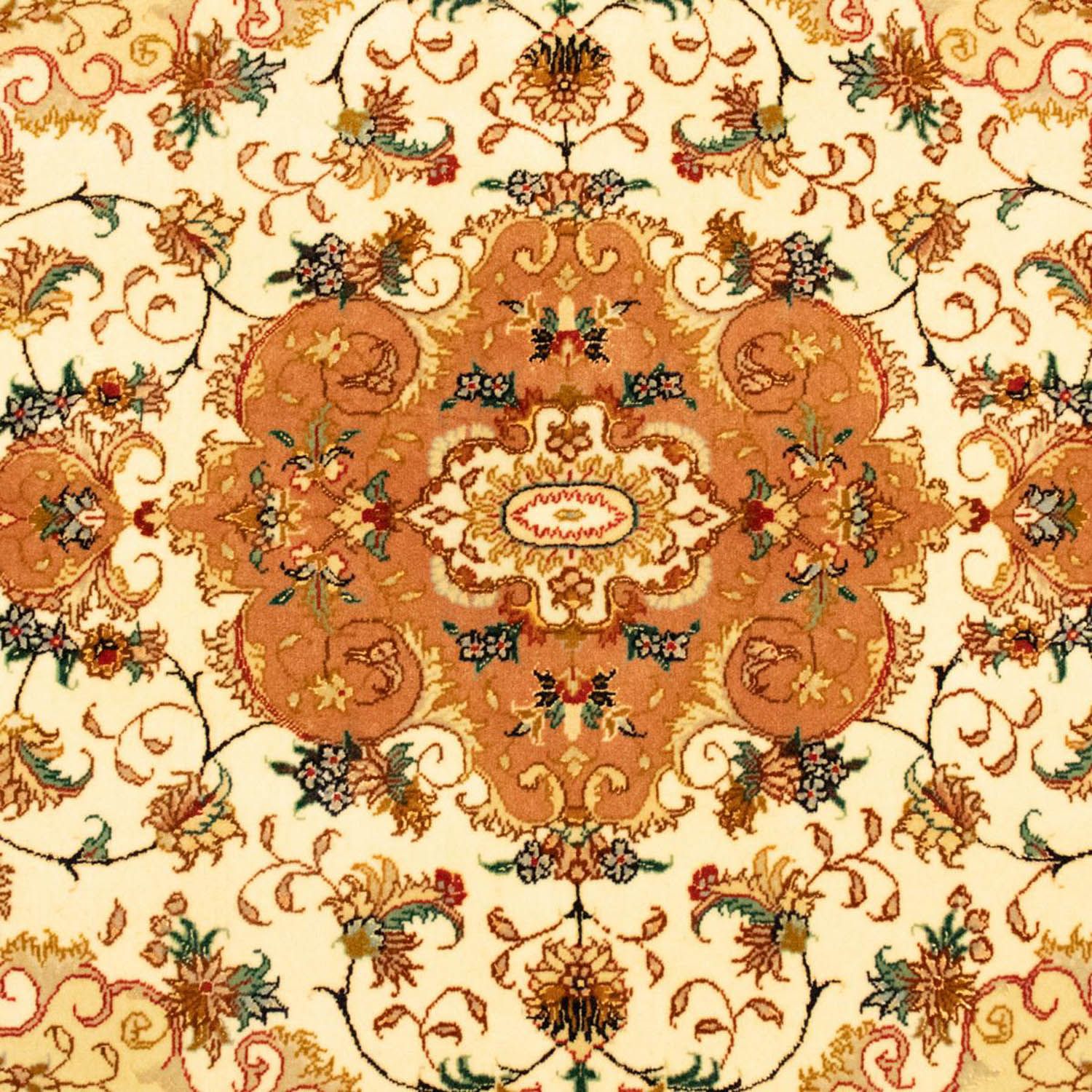 Alfombra Persa - Tabriz - Real - 144 x 100 cm - beige