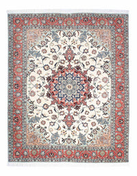 Alfombra Persa - Tabriz - Real - 193 x 158 cm - beige