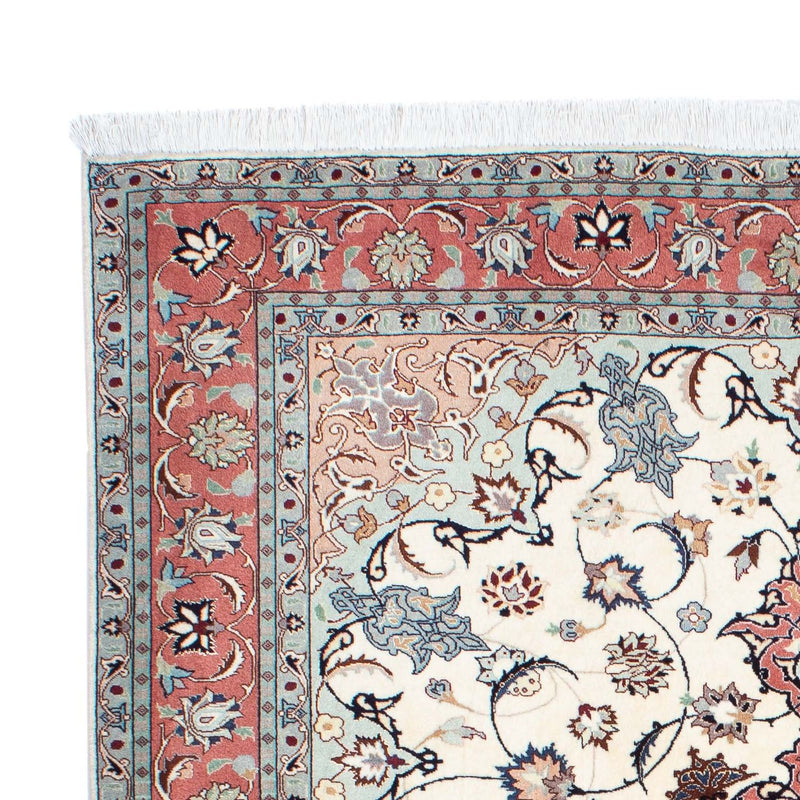 Alfombra Persa - Tabriz - Real - 193 x 158 cm - beige