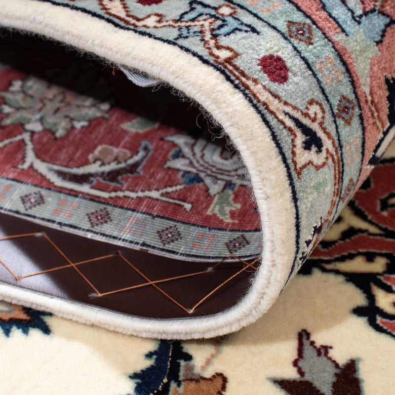 Alfombra Persa - Tabriz - Real - 193 x 158 cm - beige