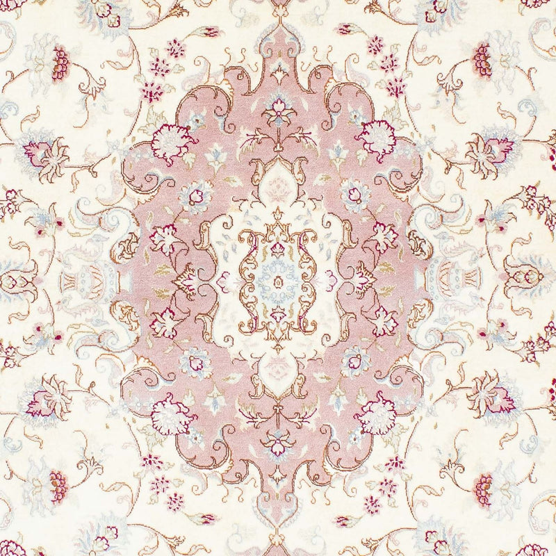 Alfombra Persa - Tabriz - Real - 246 x 167 cm - beige