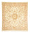 Alfombra Persa - Tabriz - Real cuadrado  - 210 x 202 cm - beige