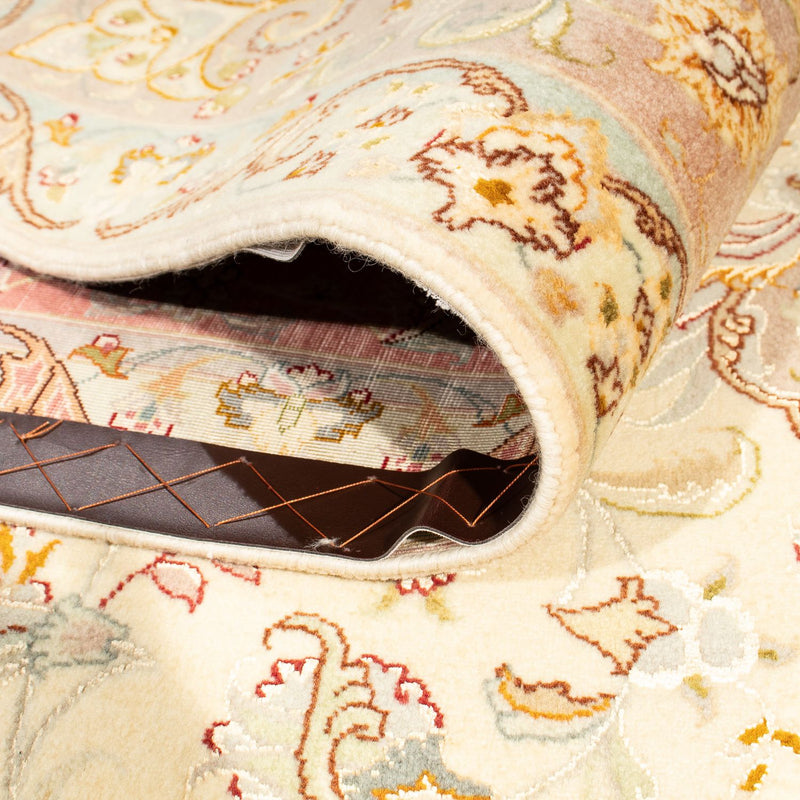 Alfombra Persa - Tabriz - Real cuadrado  - 210 x 202 cm - beige