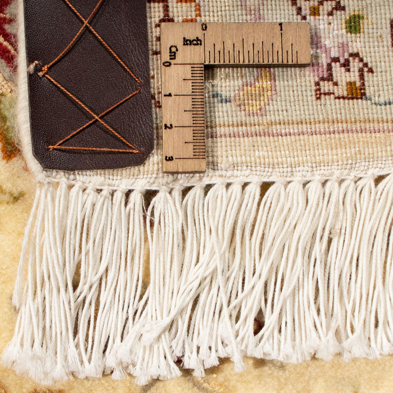 Alfombra Persa - Tabriz - Real cuadrado  - 210 x 202 cm - beige