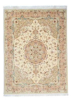 Alfombra Persa - Tabriz - Real - 208 x 156 cm - beige
