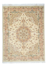 Alfombra Persa - Tabriz - Real - 208 x 156 cm - beige