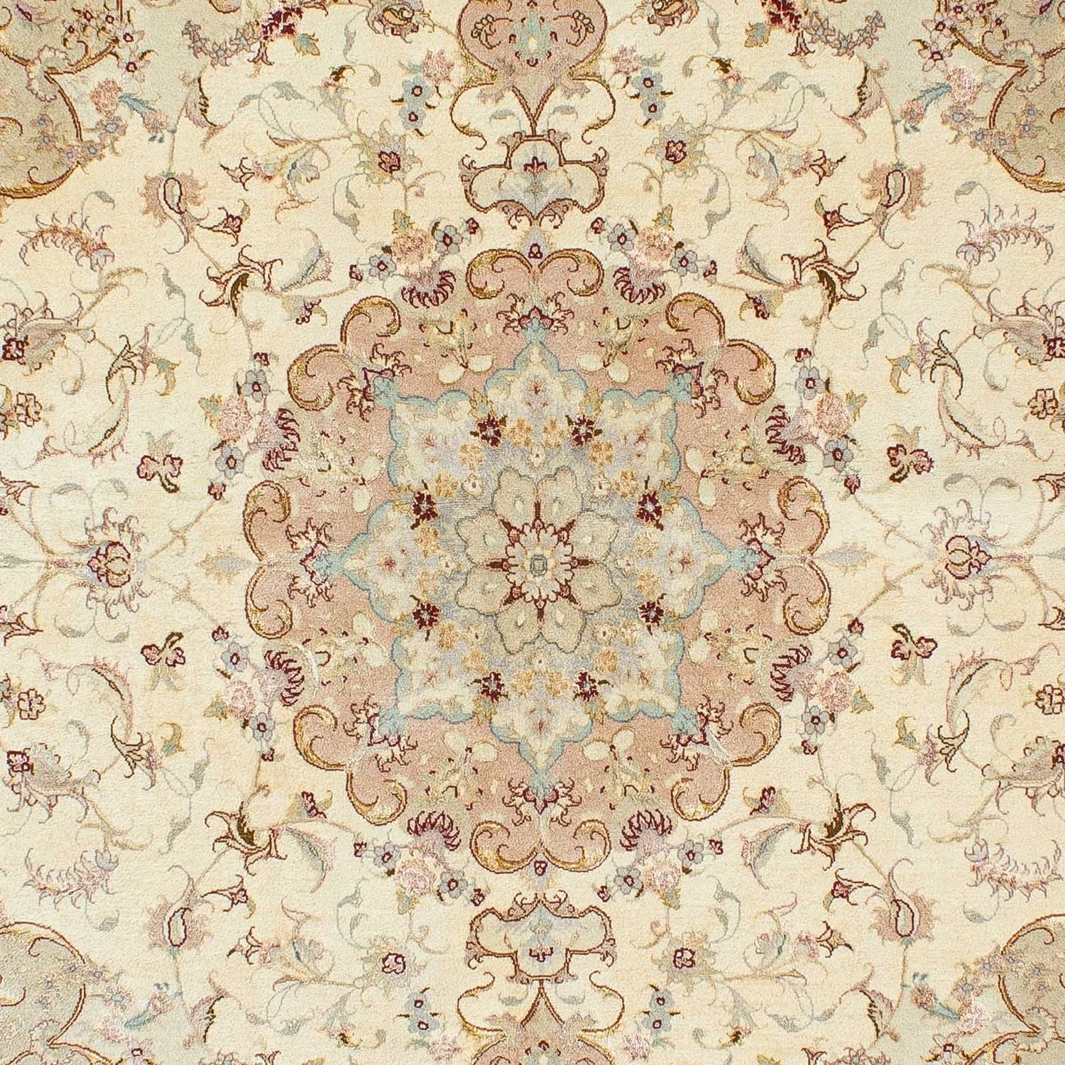 Alfombra Persa - Tabriz - Real - 208 x 156 cm - beige
