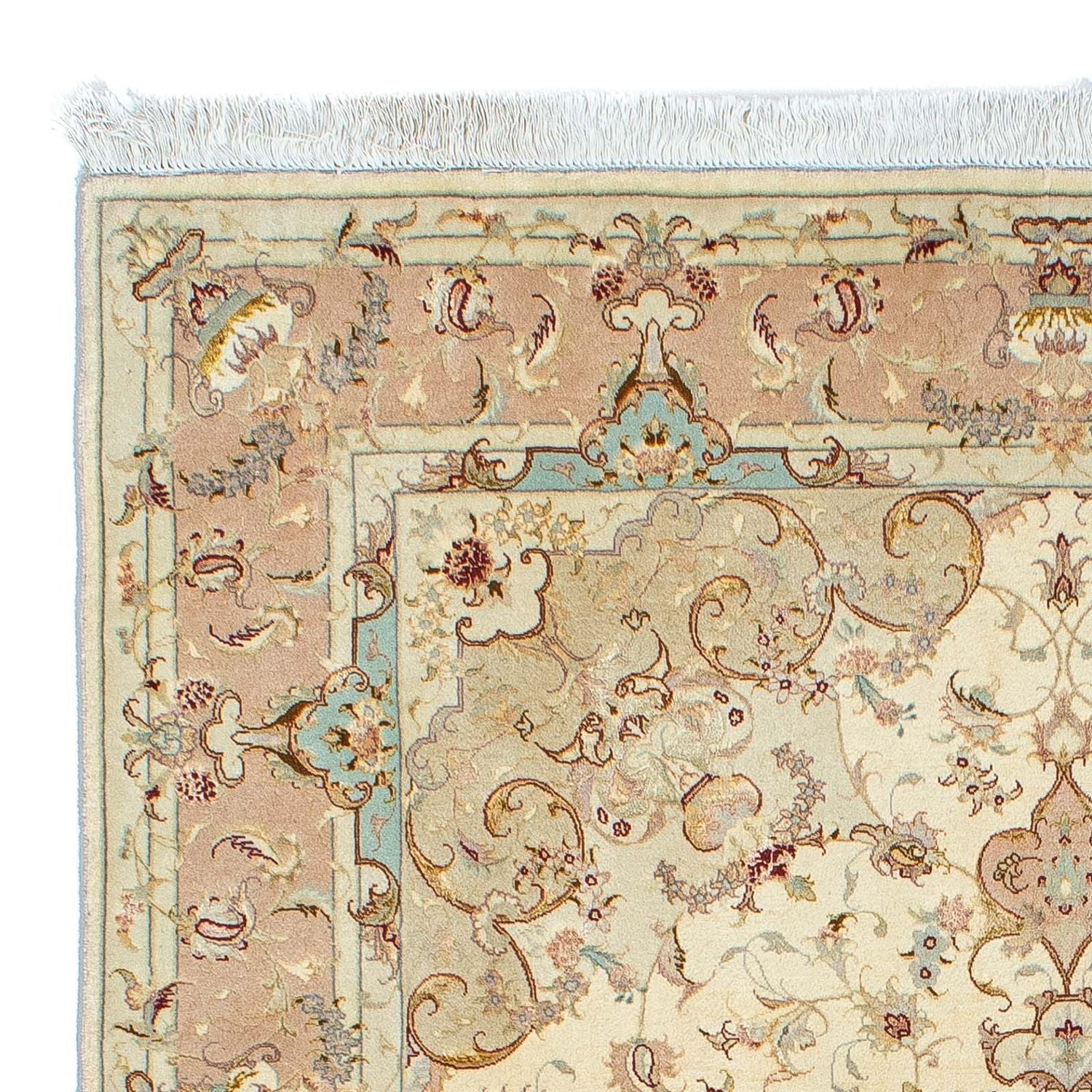 Alfombra Persa - Tabriz - Real - 208 x 156 cm - beige